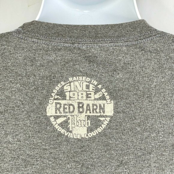 Red Barn Pub Dive Bar Shirt Club XXL Tee 2XL Mens Mandeville LA Union Jack Oop - Picture 4 of 6